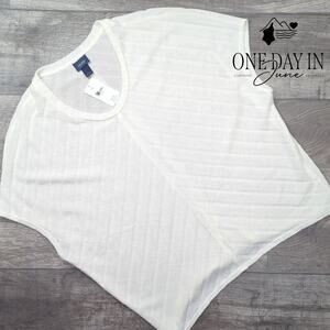Day Trip Sleeveless Knit Sweater Size L